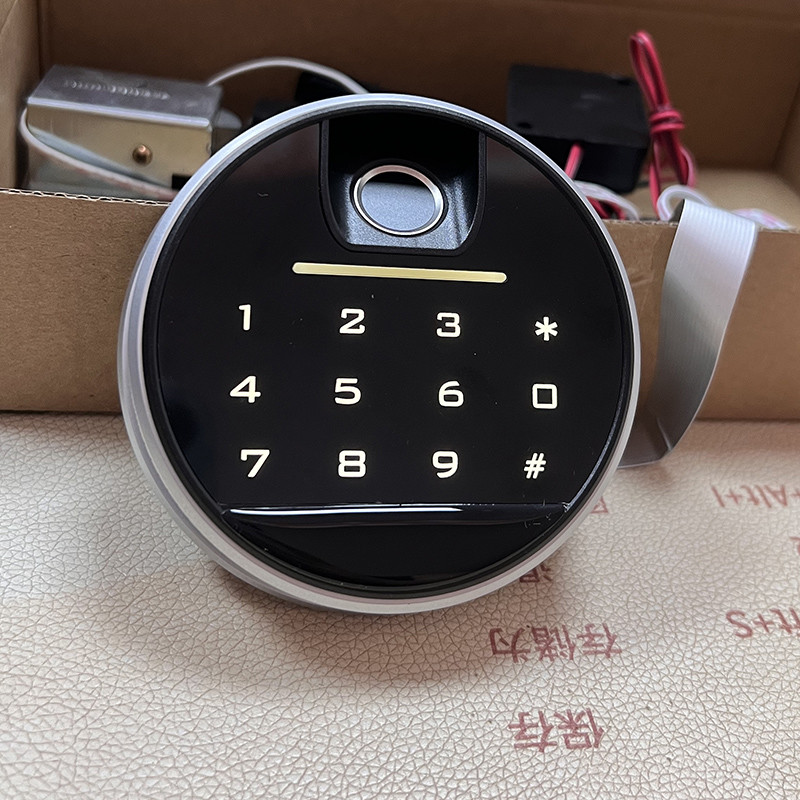 Key Lock Authenticator Dual Authentication Electronic Safe Lock with Fingerprint & Password