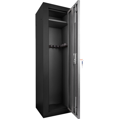 kualitas High Security Gun Safe Cabinet Single Walled Gun Safe Locker dengan Rak yang Bisa Disesuaikan pabrik