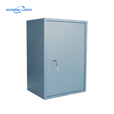 Buen precio 2 mm de acero de espesor caja fuerte de seguridad gabinete casa caja fuerte con llave doble cerradura en línea