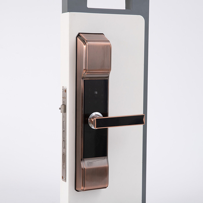 Guter Preis Zinklegierung Smart Fingerabdruck Türschloss Griffe Dual Battery Design Online